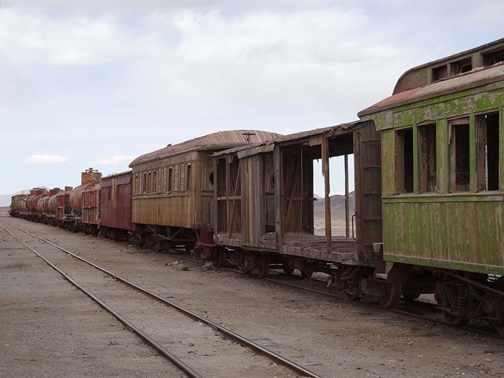 Zug aus vergangener Zeit - Bolivien